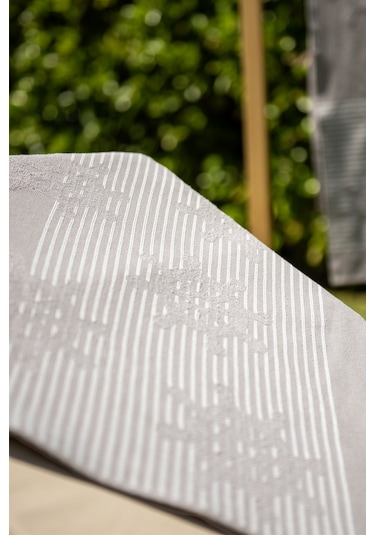 Menderes Home Cotton Collection Bukle Plaj Havlusu Çark Gri