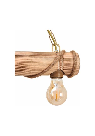 Correx Bambu 3'lü Avize Kahverengi