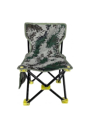 Bloomnest Taşınabilir Sırt Destekli Kaymaz Tuval Sandalye, Açık Hava, Plaj, Balıkçılık, Kamp İçin A1148 Altın-siyah Altın - Siyah