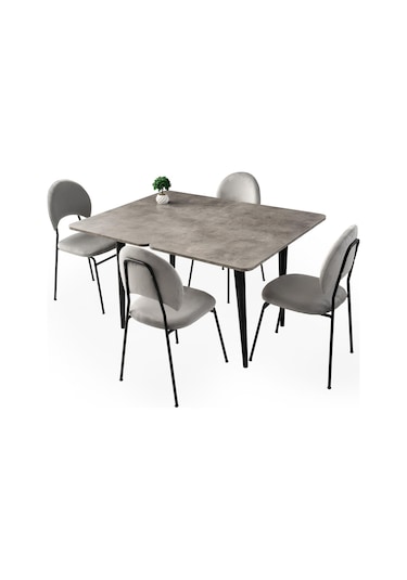 Pure Masa, Retro Gümüş, 100x65 Diğer