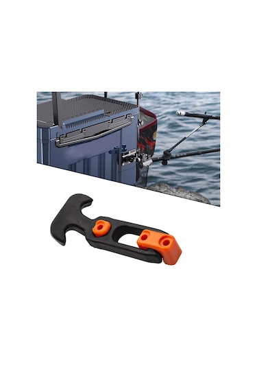 Dolıty T Saplı Kilit Elastik Alet Kutusu Tokası Motor 47mmx160mm Siyah Ve Turuncu Çok Renkli