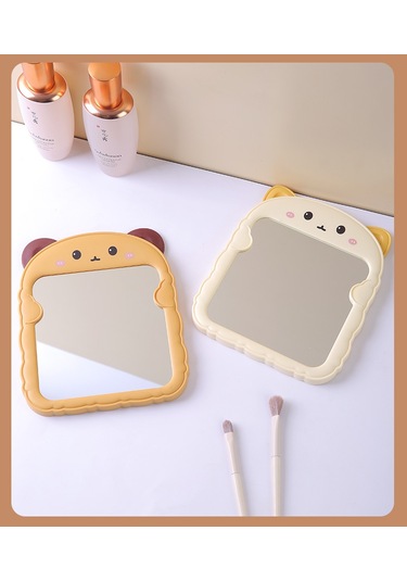 Aurora Plasik Katlanabiler Makyaj Aynasıkal İle Anlaştık Masasüsügiyme Aynası Pembe