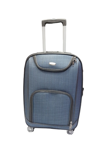 Escape Havlu Kumaş 4 Teker Körüklü Lacivert Kabin Küçük Boy Va... Lacivert