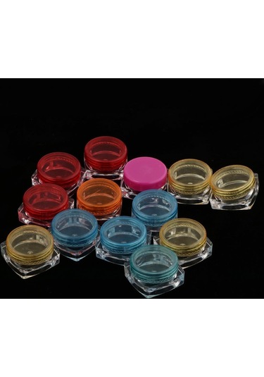 Suntek 20 Parça Doldurulabilir Kozmetik Kavanoz Örnek Makyaj