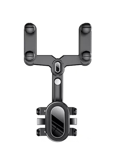 Springsun Araç Geribakış Aynası Telefon Tutucu: 4-7 İnç Uyumlu, 360 Döner, Isı Dayanıklı Abs+nano Pu Malzeme İle Sabit Tutma Mekanizması Siyah