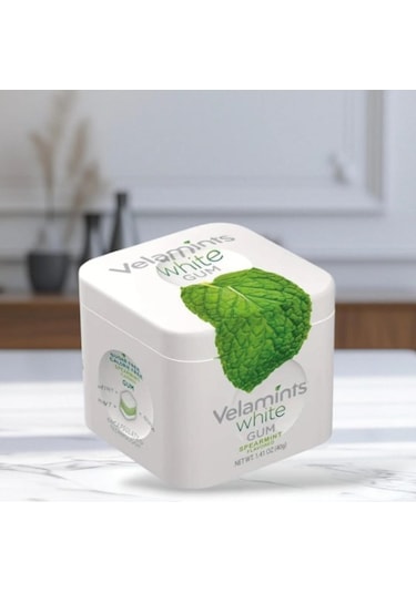 Ülker Velamints Yeşil Nane Aromalı Küp Sakız - 40 Gram - 72 Adet
