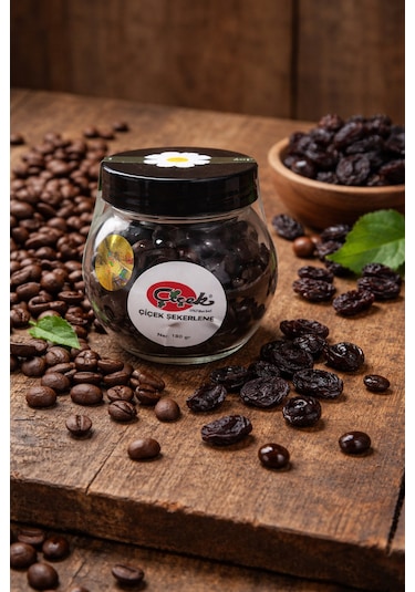 Üzümlü Bitter Çikolata Draje 100 Gr