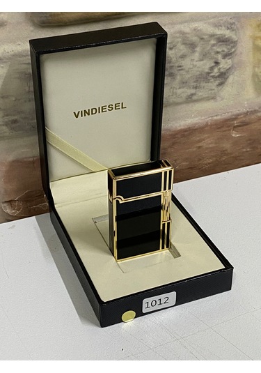 Vindiesel Marka Düz Siyah Sarı Renk Dik Çizgili Desenli Gazlı Mod