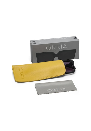 Okkia Roma Unisex Güneş Gözlüğü Siyah Degrade Siyah