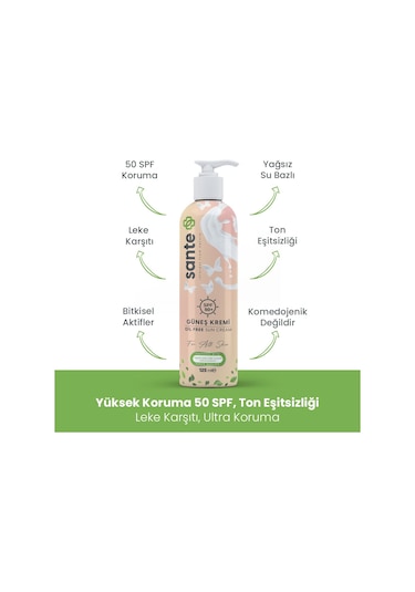 Sante Plus Güneş Kremi Spf 50 125 ML