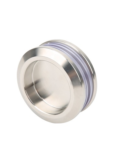 Duş Camı Sürgülü Kapı, Yuvarlak Paslanmaz Çelik Kulplar, Ev Banyo İçin Ahşap Kapı Çekme Kolu