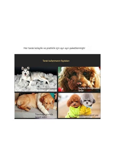 Amazon'un Çok Satan Evcil Hayvan Çift Taraflı Düğüm Tarağı Köpek Tarağı Yüzen Saçları Çıkarmak İçin Kedi Tarağı Evcil Hayvan Malzemeleri Toptan