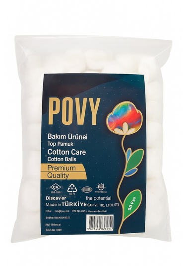 Povy Top Makyaj Pamuk