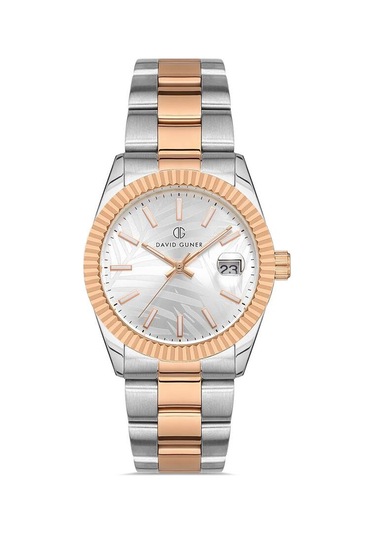 Davıd Guner Dg-8385la-e1 Kadın Kol Saati Gold - Gümüş