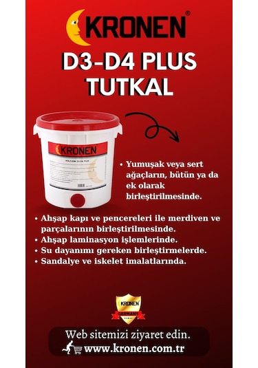 D3-D4 Plus Beyaz Tutkal 30 KG