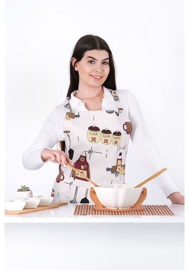 Petra Mutfak Önlüğü Gri