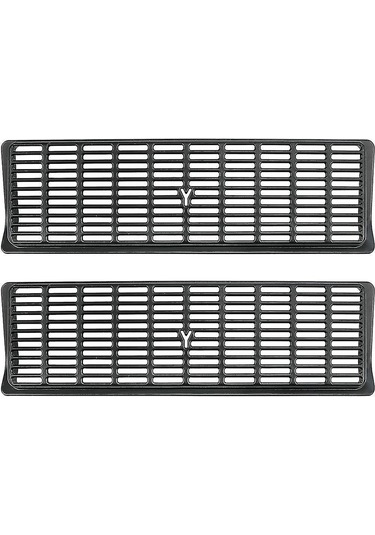 Konesam Tesla Model Y 2021-2022 Arka Vantilatör Kapağı - 2 Adet Siyah Abs Malzeme - Yabancı Cisim Girişini Engeller - Havai Akışı Etkilemez