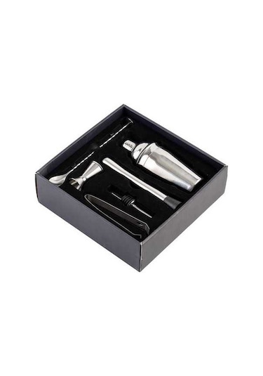 Wondernest Seti, Paslanmaz Çelik Barmenlik Aleti, 6 Parça Lichen Barmen Takımı