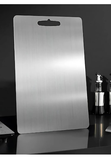 Erya Home Paslanmaz Çelik Antibakteriyel Kesme Tahtası Yüksek Kalite 24 x 36