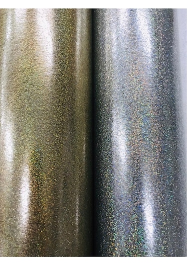 Neşe Home Collection Simli Şeffaf Muşamba Masa Örtüsü Gümüş - Gold Simli Renk Seçenek