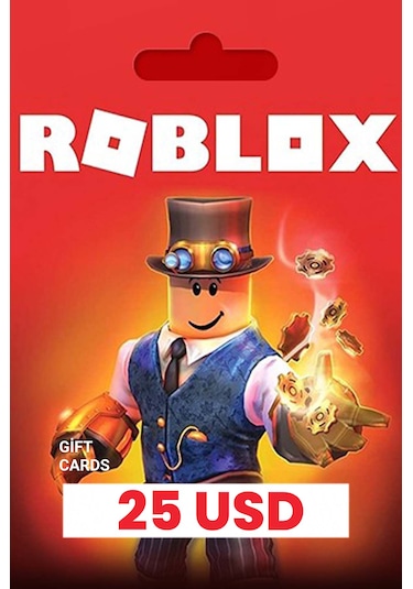 Roblox Gift Card 25 Usd