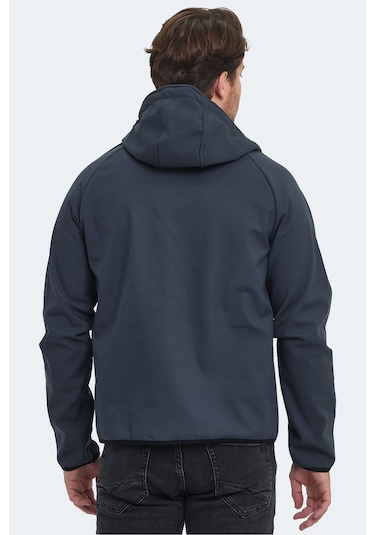Slazenger Rangı Erkek Kapüşonlu Antrasit Mont & Kaban Antrasit