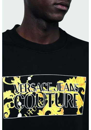 Versace Baskılı Sweat Siyah