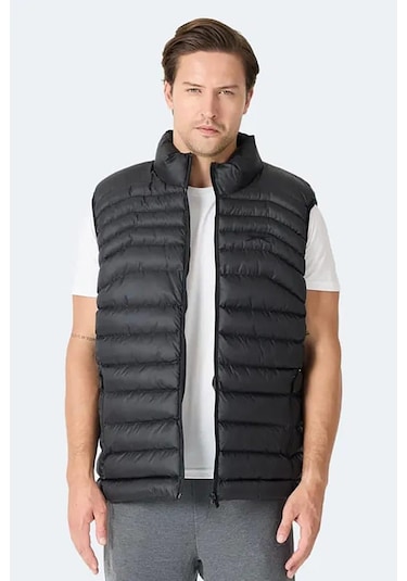 Slazenger Harmona Erkek Şişme Yelek Siyah Siyah