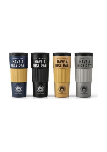 600 Ml Paslanmaz Çelik Termos Mug Bardak Standart