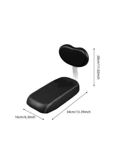 Suntek Bisiklet Arka Koltuk Minderi Sırtlıklı Çocuk Tam-siyah Tam Siyah