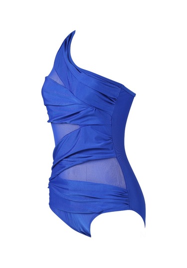 Geeroyoo Büyük Beden Kırmızı Tek Parça Bikini: Geniş Kollü Şeffaf Dokulu Yüzme Elbisesi - 4xl, Hafif Ve Dayanıklı, Spor Ve Plaj Aktivitesi İçin Diğer