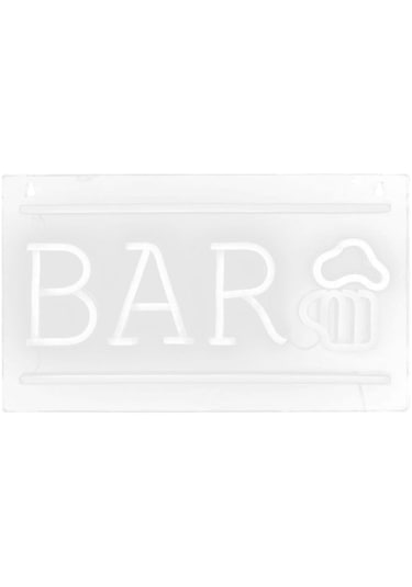 Homyl Ev Bar Için Neon Tabelalar Led Usb Dekoratif Işık Dekoru Beyaz Çok Renkli