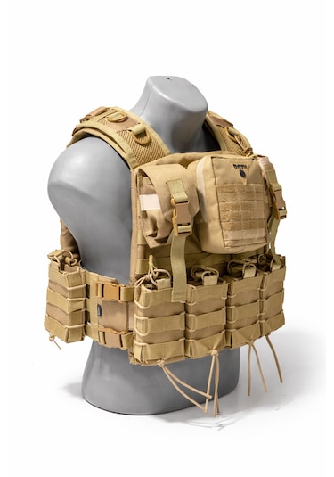 Taktikal Airsoft Yelek Bej