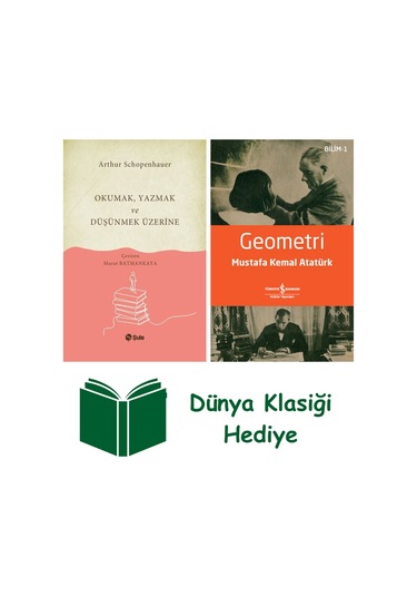 Okumak Yazmak Ve Düşünmek Üzerine + Geometri + Dünya Klasiği Hediye