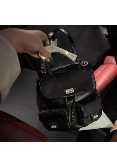 Ganzhoushop Yönlü Yeni Yaz Ve Sırt Sırt Renk Pink Modası Moda Kentsel Kadın İş Hafif Eşleşen Düz Çok Çantası Çantası Çantası Bahar Zb Pembe