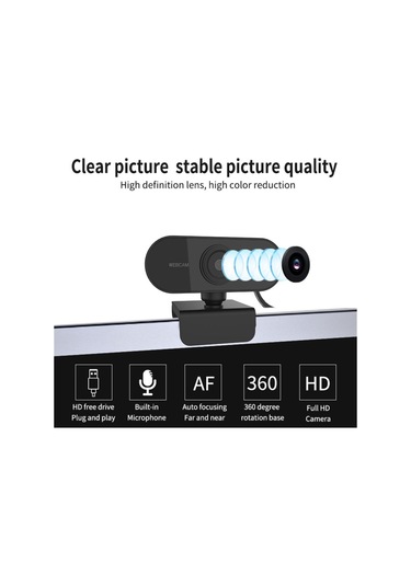 Sones Hd-u01 1080p Usb Kameralı Mikrofonlu Web Kamerası