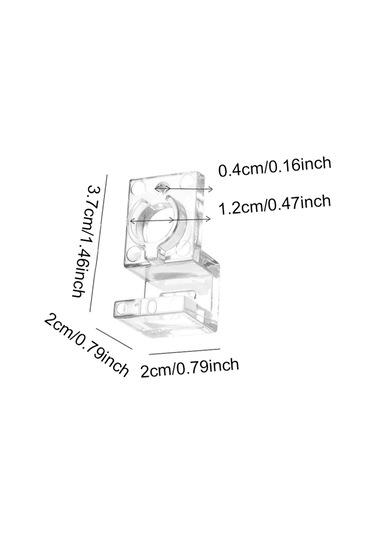 Suntek 30 Parça Balık Tankı Cam Kapak Klipleri Kapağı 10-mm-için
