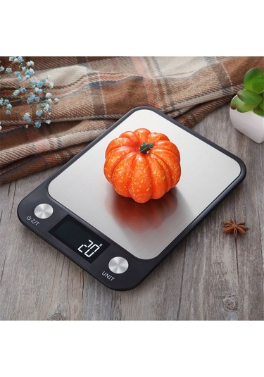 15kg Tartım Gıda Kahve Terazisi Akıllı Elektronik Dijital Terazi-a Siyah