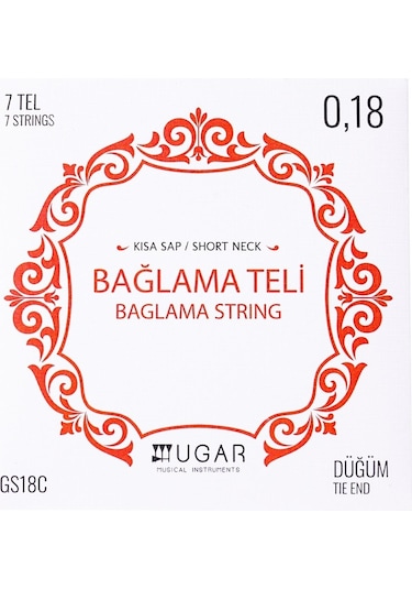 Ugar Gs18c Kısa Sap Bağlama Teli 0.18