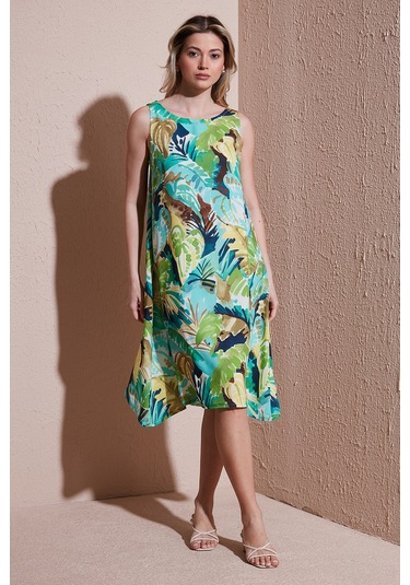 Fashion Friends Bayan Elbise 25y0630k1 Mavi Mavi Fashion Friends Bayan Elbise 25y0630k1 Mavi Mavi