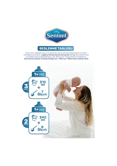 Senımıl 4 Çocuk Devam Sütü 800 G 10 Adet