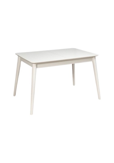 Ludovica Fransız Retro Still Açılır Ceviz Yemek Masası 90x170 Beyaz