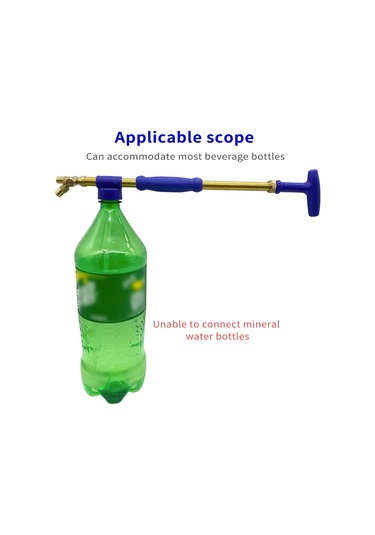 Yaozixa El Çekme Tüp Sprayer, Bahçe Sulama Sprey Başlığı, Bakır Ve Kauçuk Malzeme, El İle Kullanıma Uygun