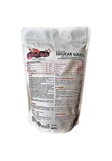 Vermisafa Organik Solucan Gübresi 1 KG Katı + 1 L Sıvı