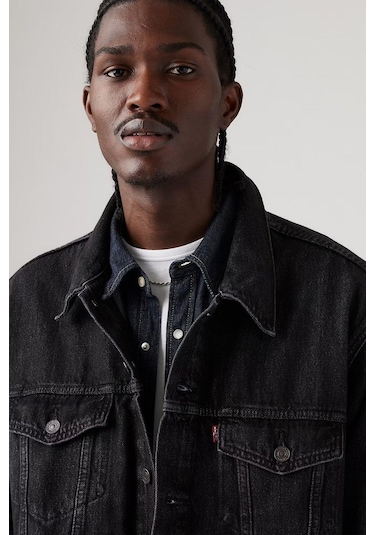 Levi's Pamuklu Relaxed Fit Kot Ceket Erkek Kot Ceket A5782-5095 Siyah