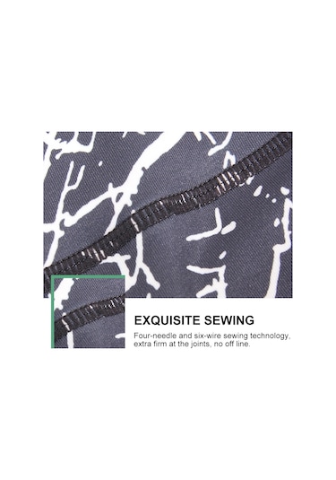 Paıyıge Kadın Baskılı Taş S Hk09 Yoga Pantolon Gri