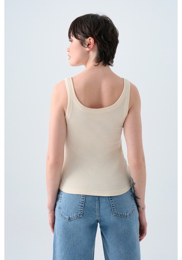 Loft Kadın Atlet Lf2038440 Ekru