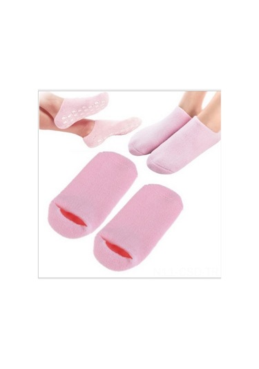 Samdoo Cotton Gel Spa Çoraplar - Renk Seçenekli Pembe, Mor, Gri Vb. - Tüm Bedenler İçin - Nemlendirici Terapi