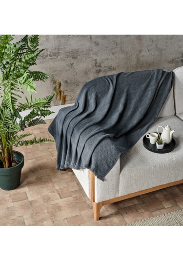 Adora Koltuk Şalı İndigo - 130x170 Cm