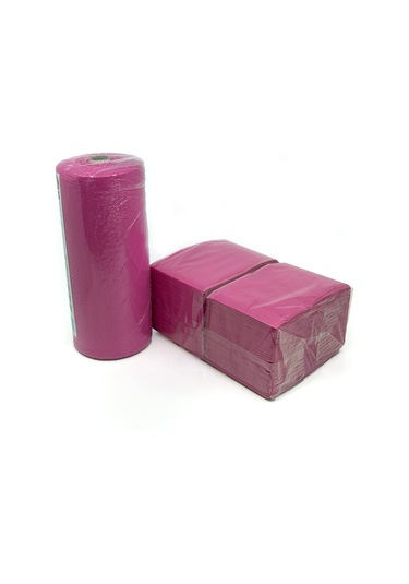 Dentreal Avrupa Rulo Hasta Önlüğü Ve Tabla Örtüsü Takım Pembe